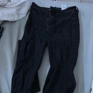 black hollister jeans